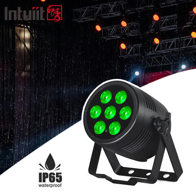 oper Bright 7*20W RGBWA+UV 6in1 LED Par Light IP65 Outdoor DMX512 para palcos de concertos Clubes noturnos