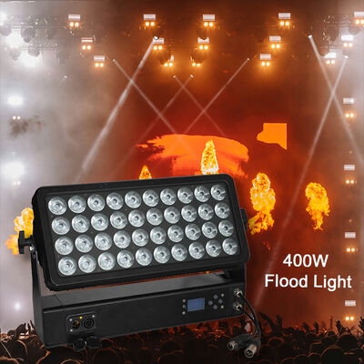 IP65 profissional ao ar livre à prova d'água 40x10W 4 em 1 RGBW LED Flood Light Wall Washer para iluminação arquitetônica de paisagens urbanas