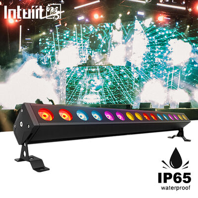 IP65 Outdoor 16x5W RGBW 4 em 1 LED Linear Wall Washer Bar Light DMX512 Stage Architecture Wash Lighting
