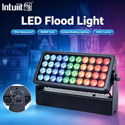 400W RGBW 4-em-1 IP65 LED linear de lavagem de parede exterior de alta potência DMX512 Wash Light para edifícios, pontes e iluminação arquitetônica em grande escala