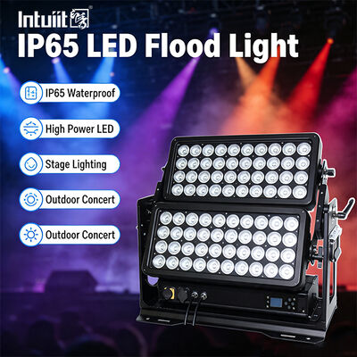 400W 800W 1500W Holofote LED de Alta Potência IP65 Impermeável Iluminação DMX512 para Estádios Exteriores, Edifícios e Construção Industrial