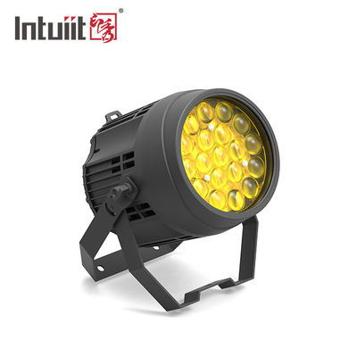 4 em 1 Lâmpada de fase de lavagem exterior LED Ip65 Impermeável 217W RGBW Dmx COB Zoom Lâmpada de lata LED Par