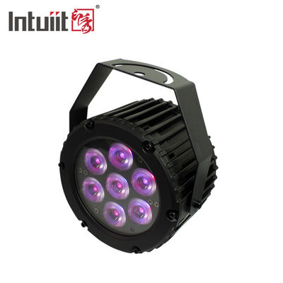 Mini Led Flat Par Light 7*3W RGBW com o Dmx de controle remoto para a noite Culb do DJ