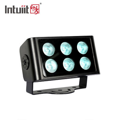 IP65 DMX fora das luzes de inundação da fase do diodo emissor de luz de 6*5W RGBW 40W
