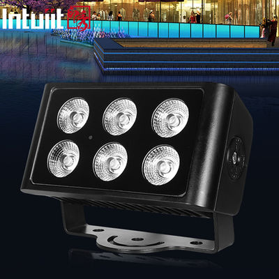 Fabricante 40W DMX IP65 RGBW 4 da iluminação do diodo emissor de luz de Guangzhou em 1 luz de inundação exterior do diodo emissor de luz