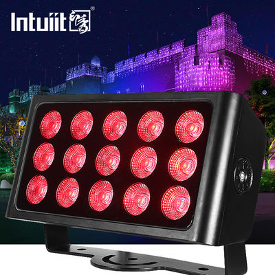 4 cores Rgbw 4 em 1 Led ao ar livre efeito de lavagem luz de inundação 15pcs 80watt Dmx para eventos ao vivo