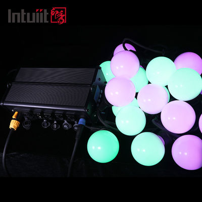 Controlador Operated 60 luzes da corda do globo do diodo emissor de luz ajustadas para o casamento da árvore de Natal