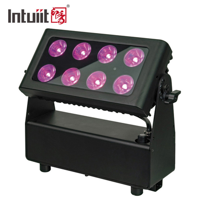 Luzes de palco LED DMX512 alimentadas por bateria para concerto RGBW Uplight