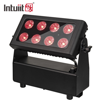 RGBWA + 6 UV em 1 bateria sem fio Uplights 8X15W do DJ Wifi da fase de luz da inundação do diodo emissor de luz