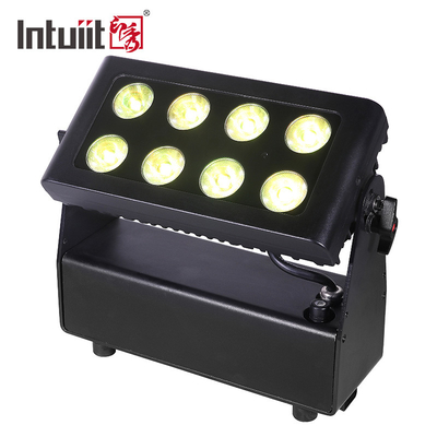 do partido claro liso da bateria do equipamento de iluminação 8X15W da paridade do diodo emissor de luz 566lm luz de tingidura