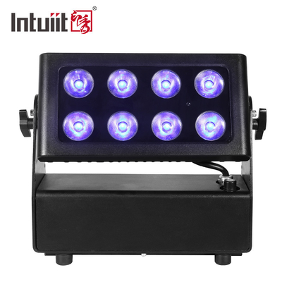 Arruela exterior impermeável 8*15W 4 da parede IP65 em 1 luz da fase da parede da bateria conduzida de RGBW
