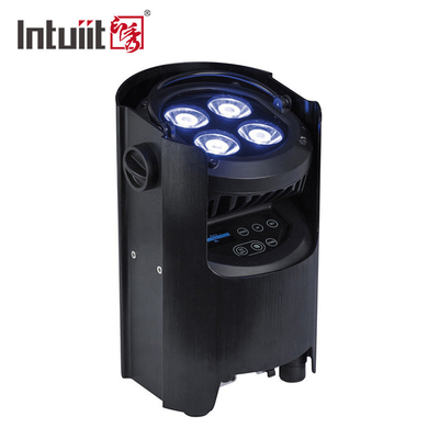 Paridade sem fio 4x12w RGBWAUV 4 de Uplight da bateria do partido da fase em 1 controle remoto do IR Wifi da luz da paridade do DJ