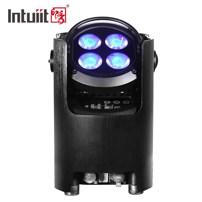 Paridade conduzida a pilhas sem fio de alumínio Uplights da luz 4*12W Dmx da fase do casamento