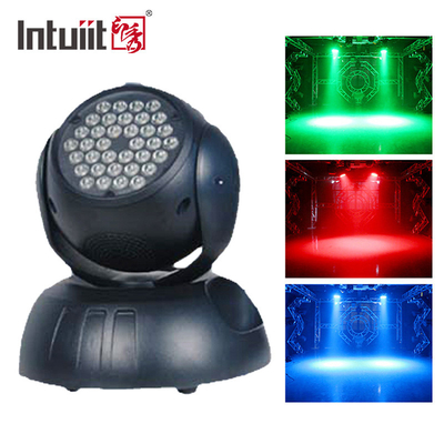 Partido de disco Mini Moving Head de Dmx DJ das luzes da lavagem da fase do diodo emissor de luz do Rgb