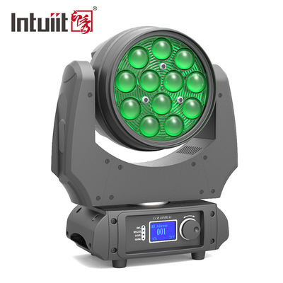 12x10w Zoom Wash feixe de LED luz de cabeça em movimento para Dj Club Dmx festa luz de palco