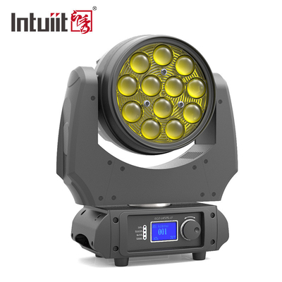 12x10w o zumbido do rgbw 4in1 conduziu o feixe luminoso da cabeça movente da lavagem para o disco Ktv do partido