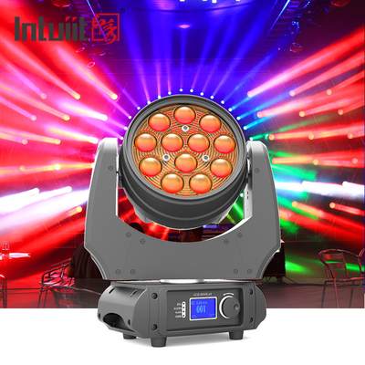 cabeça movente RGBW 4 do zumbido da arruela da série completa do diodo emissor de luz 12*10W em 1 DMX luz da lavagem do feixe de 150 watts